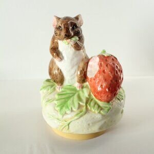 Beatrix Potter Timmy Willie Music Box Schmid 1982?